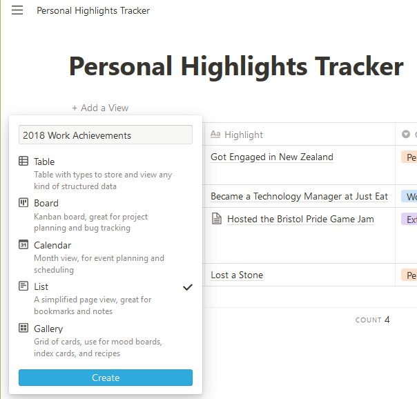 Building a Personal Highlights Tracker in Notion