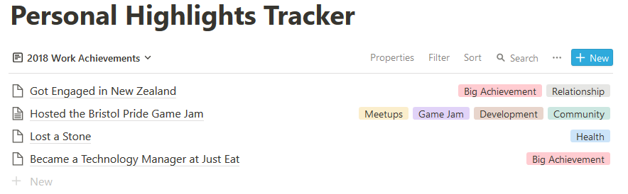 Building a Personal Highlights Tracker in Notion