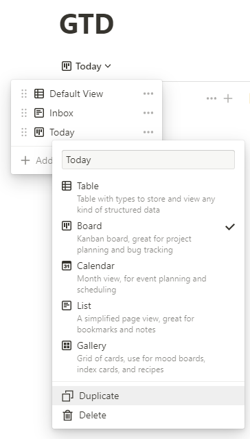 Getting Things Done in Notion Using Tables