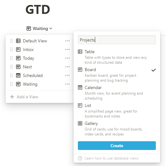getting things done notion template