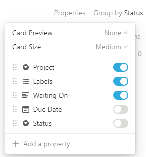 Getting Things Done in Notion Using Tables