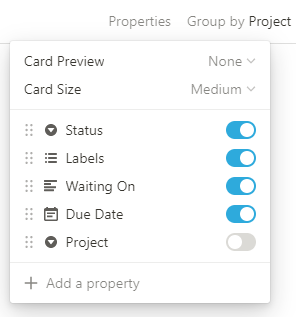 Getting Things Done in Notion Using Tables