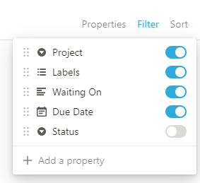 Getting Things Done in Notion Using Tables