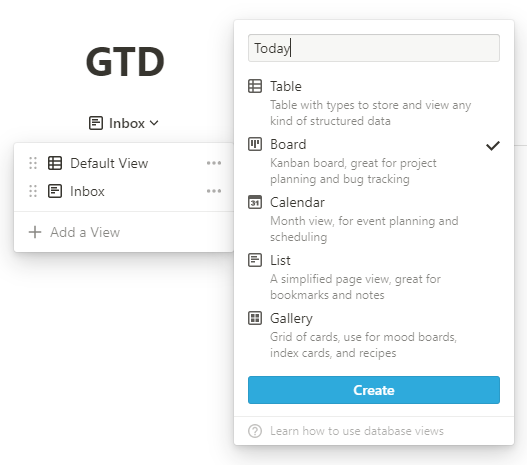 Getting Things Done in Notion Using Tables